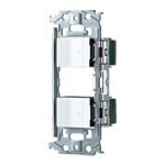 WNSS51696WSO-STYLE スイッチ・取付枠セット品 マット仕上げほたるスイッチE(4路)×2Panasonic 電設資材 デザイン配線器具