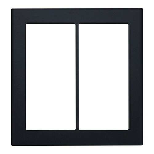 WRT8102Bコスモシリーズワイド21 スイッチプレート(スクエア) 2連用Panasonic 電設資材 リモコン配線器具(2)