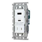 WTL147740W埋込 充電用USBコンセント(USB-A・C)2ポート(18W)(扉付コンセント付) 標準仕上げPanasonic 電設資材 アドバンスシリーズ配線器具