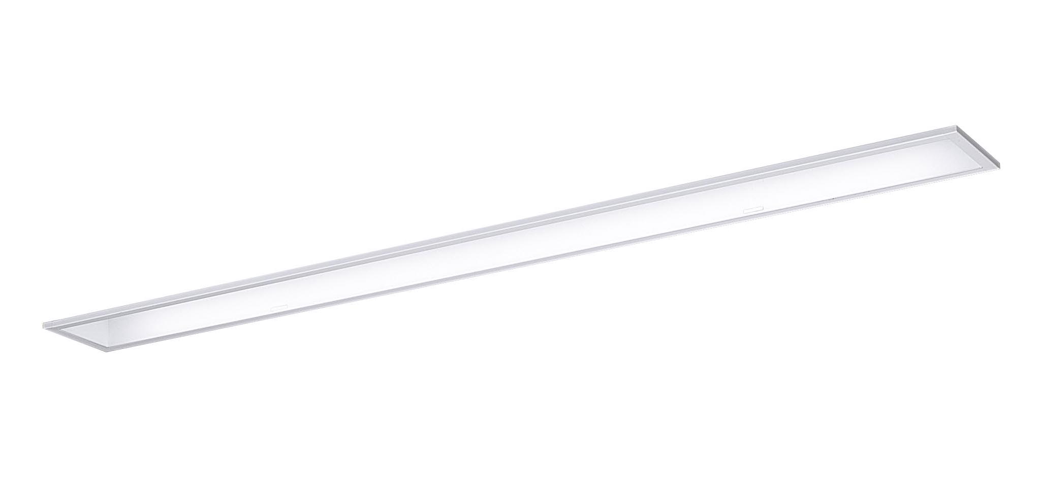 LED内蔵、電源ユニット内蔵LED(電球色)色温度：3000K幅：126mm長：1254mm埋込穴幅：100mm埋込穴長：1235mm埋込高：65mm質量：2.7kg器具光束：2700lm安定器出力型：定格出力型安定器補足：約10〜100％連続調光型電圧：100〜242V消費電力：20.3W消費効率：133lm/W【本体】鋼板(高反射白色粉体塗装)【ライトバー(カバー)】ポリカーボネート(乳白)制御方式：赤外線通信(ウィズリモ)天井埋込型、コンフォート15タイプ・一般タイプ・3200lmタイプ・ウィズリモ・電球色Ra83【専用コントローラ(別売)】ウィズリモ/高天井ひとセンサ付兼用送信器NQ55000J遮光角：横方向24度800ピッチのボルトに対応します。●水平天井埋込専用注)本器具は、パナソニック製iDシリーズ専用の器具本体とライトバーとの組み合わせで性能を満足します。ライトバーの単独使用禁止およびパナソニック製iDシリーズ以外の商品とは組み合わせをしないでください。注)ウィズリモ/高天井ひとセンサ付兼用送信器と組み合わせてご使用ください。注)リニューアルの場合、現場の吊ボルトの長さをご確認お願いします。注)一般屋内用器具です。屋外環境(軒下など半屋外を含む)や腐食性ガスの発生する場所、太陽の光が直接器具に当たる場所では使用できません。注)ウィズリモタイプは、器具全体が視認できる場所に水平に設置ください。ルーバ天井や斜天井、造作物の内部には設置できません。注)LEDにはバラツキがあるため、同一品番商品でも商品ごとに発光色、明るさが異なる場合があります。※こちらの商品は受注生産品となります。【LED照明】 【ベースライト】 【LED埋込一体型】 【下面開放】 【40形1灯】 【高出力】 【一般タイプ】 【調光可】 【電球色】検索用カテゴリ363
