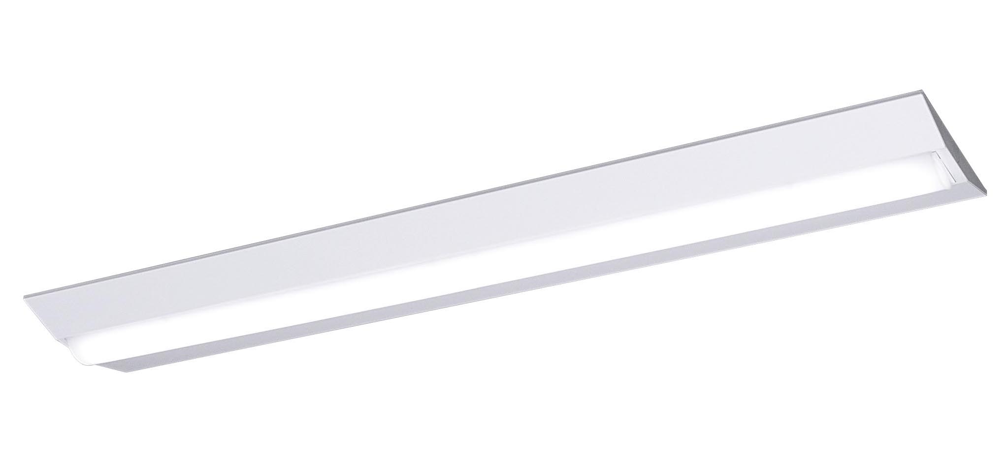 LED内蔵、電源ユニット内蔵LED(昼白色)色温度：5000K幅：230mm長：1250mm高：53mm質量：2.5kg器具光束：10000lm安定器出力型：定格出力型安定器補足：出力固定型電圧：100〜242V消費電力：56W消費効率：178.5lm/W【本体】鋼板(白色粉体塗装)【ライトバー(カバー)】ポリカーボネート(乳白)天井直付型、一般タイプ・10000lmタイプ・昼白色Ra83800ピッチのボルトに対応します。注)本器具は、パナソニック製iDシリーズ専用の器具本体とライトバーとの組み合わせで性能を満足します。ライトバーの単独使用禁止およびパナソニック製iDシリーズ以外の商品とは組み合わせをしないでください。注)調光はできません。注)間接照射殺菌灯と併用する場合は、殺菌灯にて指定された距離以上離して設置してください。樹脂製ライトバーカバー劣化の原因となります。注)LEDにはバラツキがあるため、同一品番商品でも商品ごとに発光色、明るさが異なる場合があります。注)制御用穴にパッキンはありません。調光される場合は別途お問い合わせください。【LED照明】 【ベースライト】 【LED直付一体型】 【富士型】 【40形3灯】 【高出力】 【一般タイプ】 【非調光】 【昼白色】検索用カテゴリ363
