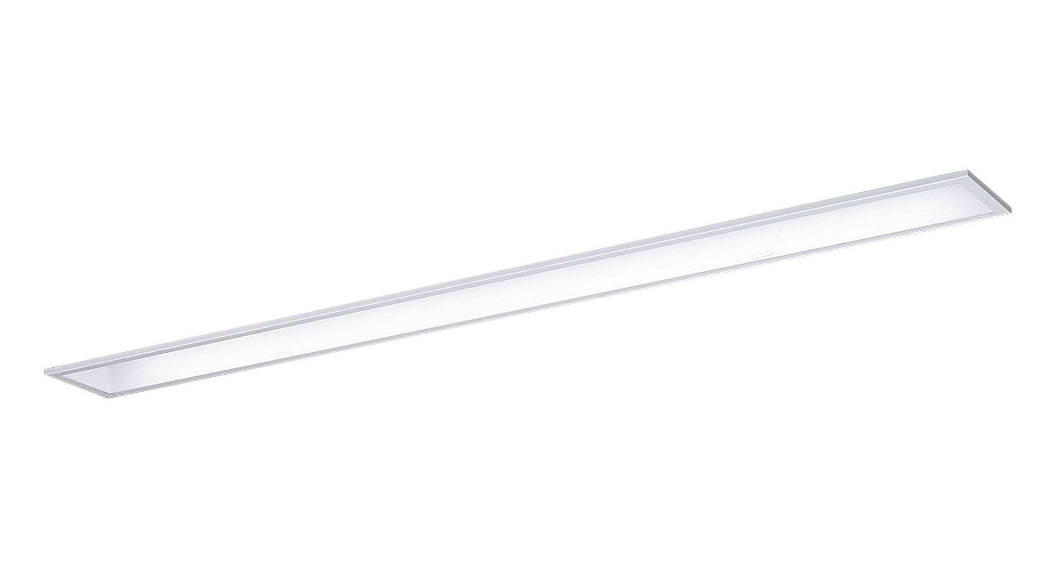 LED内蔵、電源ユニット内蔵LED（白色）色温度：4000K幅：126mm長：1254mm埋込穴幅：100mm埋込穴長：1235mm埋込高：65mm質量：2.7kg器具光束：2700lm安定器出力型：定格出力型安定器補足：出力固定型電圧：100〜242V消費電力：20.3W消費効率：133lm/W【本体】鋼板（高反射白色粉体塗装）【ライトバー（カバー）】ポリカーボネート（乳白）天井埋込型、コンフォート15タイプ・映光色タイプ・一般タイプ・3200lmタイプ・白色・非調光Ra93遮光角：横方向24度800ピッチのボルトに対応します。●水平天井埋込専用注）本器具は、パナソニック製iDシリーズ専用の器具本体とライトバーとの組み合わせで性能を満足します。ライトバーの単独使用禁止およびパナソニック製iDシリーズ以外の商品とは組み合わせをしないでください。注）調光はできません。注）リニューアルの場合、現場の吊ボルトの長さをご確認お願いします。注）一般屋内用器具です。屋外環境（軒下など半屋外を含む）や腐食性ガスの発生する場所、太陽の光が直接器具に当たる場所では使用できません。注）LEDにはバラツキがあるため、同一品番商品でも商品ごとに発光色、明るさが異なる場合があります。注）光源が直接視界に入る高さに器具を設置するとLED光源がまぶしく感じる場合があります。※こちらの商品は受注生産品となります。【LED照明】 【ベースライト】 【LED埋込一体型】 【下面開放】 【40形1灯】 【高出力】 【映光色タイプ】 【白色】 【非調光】検索用カテゴリ363