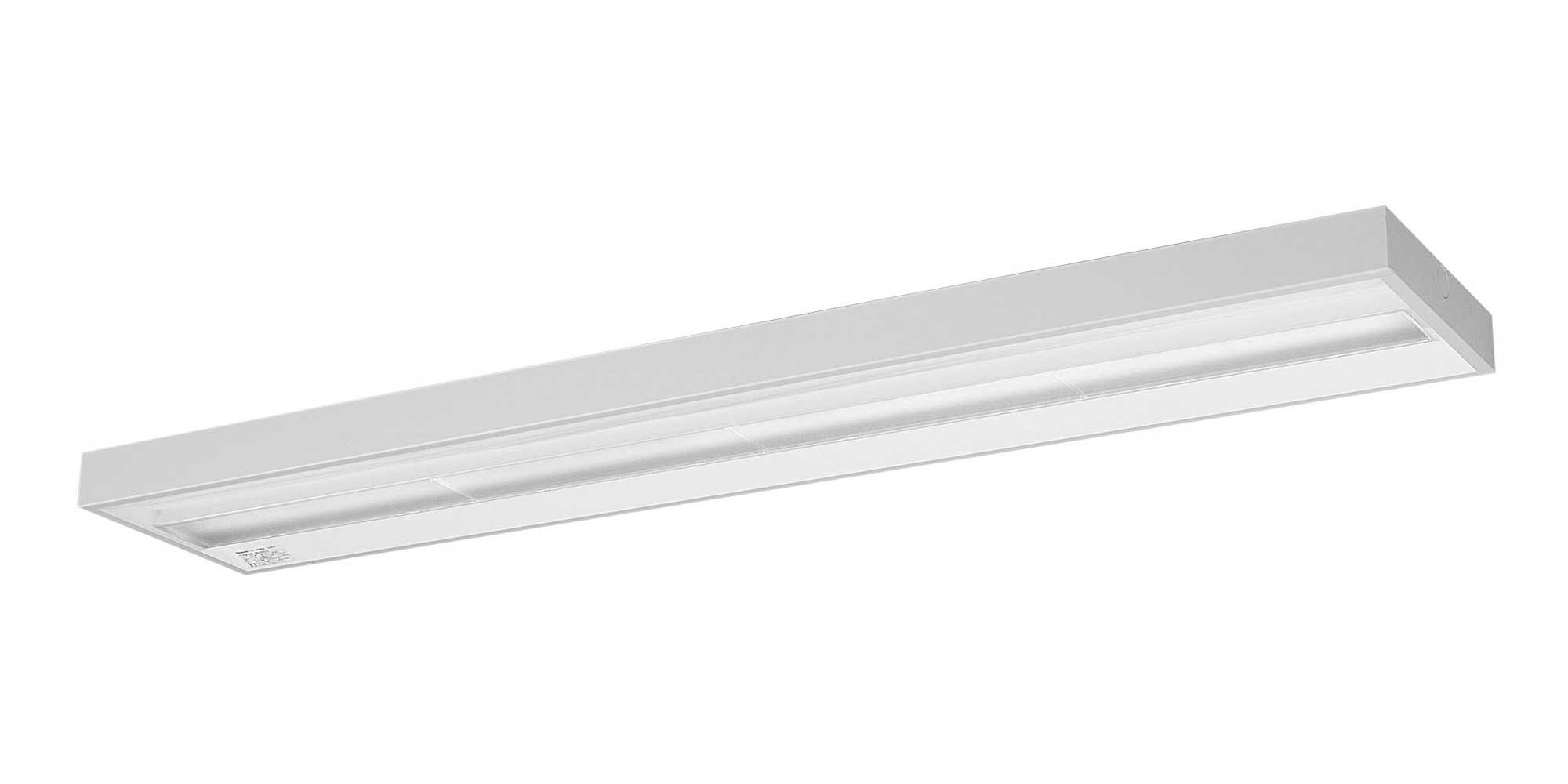 LED内蔵、電源ユニット内蔵LED（白色）色温度：4000K幅：250mm長：1250mm高：53mm質量：4kg器具光束：3240lm安定器出力型：定格出力型安定器補足：出力固定型電圧：100〜242V消費電力：25W消費効率：129.6lm/W【本体】亜鉛鋼板【反射板】鋼板（高反射白色粉体塗装）【ライトバー（カバー）】ポリカーボネート（乳白）天井直付型、スペースコンフォートタイプ・グレアセーブタイプ・一般タイプ・4000lmタイプ・白色・非調光Ra83600ピッチ、800ピッチのボルトに対応します。注）本器具は、パナソニック製iDシリーズ専用の器具本体とライトバーとの組み合わせで性能を満足します。ライトバーの単独使用禁止およびパナソニック製iDシリーズ以外の商品とは組み合わせをしないでください。注）調光はできません。注）リニューアルの場合、現場の吊ボルトの長さをご確認お願いします。注）一般屋内用器具です。屋外環境（軒下など半屋外を含む）や腐食性ガスの発生する場所、太陽の光が直接器具に当たる場所では使用できません。注）LEDにはバラツキがあるため、同一品番商品でも商品ごとに発光色、明るさが異なる場合があります。※こちらの商品は受注生産品となります。【LED照明】 【ベースライト】 【LED直付一体型】 【スリムベース】 【40形2灯】 【節電タイプ】 【一般タイプ】 【白色】 【非調光】検索用カテゴリ363
