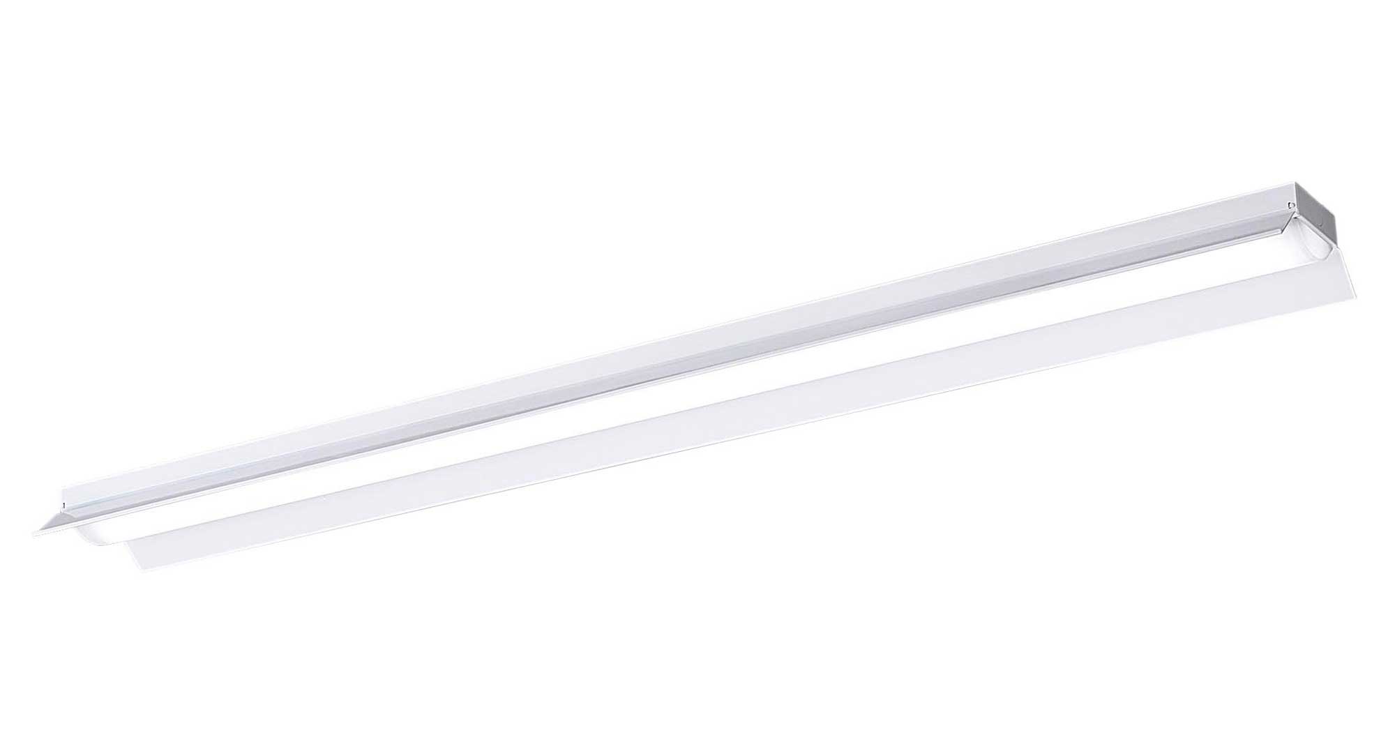 LED内蔵、電源ユニット内蔵LED（昼白色）色温度：5000K幅：150mm長：1225mm高：60mm質量：2.1kg器具光束：5100lm安定器出力型：定格出力型安定器補足：約5〜100％連続調光型電圧：100〜242V消費電力：32.5W消費効率：156.9lm/W【本体】鋼板（白色粉体塗装）【ライトバー（カバー）】ポリカーボネート（乳白）天井直付型、一般タイプ・5200lmタイプ・昼白色Ra83【適合コントローラ（別売）】リベコム設定操作アプリ（専用タブレット）NQ16280J【適合コントローラ（別売）】リベコムシーン選択リモコンNQ16200【適合コントローラ（別売）】リベコムスケジューラーNQ16215W他【適合コントローラ（別売）】リベコムひと明るさセンサ（中継機能付）NQ16225W他600ピッチ、800ピッチのボルトに対応します。注）本器具は、パナソニック製iDシリーズ専用の器具本体とライトバーとの組み合わせで性能を満足します。ライトバーの単独使用禁止およびパナソニック製iDシリーズ以外の商品とは組み合わせをしないでください。注）適合コントローラ（別売）と組み合わせてご使用ください。注）一般屋内用器具です。屋外環境（軒下など半屋外を含む）や腐食性ガスの発生する場所、太陽の光が直接器具に当たる場所では使用できません。注）リニューアルの場合、現場の吊ボルトの長さをご確認お願いします。注）器具内送り配線できません。注）器具全体が視認できる場所に水平に設置ください。ルーバ天井や斜天井、造作物の内部には設置できません。注）ガードは使用できません。注）LEDにはバラツキがあるため、同一品番商品でも商品ごとに発光色、明るさが異なる場合があります。【LED照明】 【ベースライト】 【LED直付一体型】 【笠付き】 【40形2灯】 【定格出力】 【一般タイプ】 【昼白色】 【調光可】検索用カテゴリ363