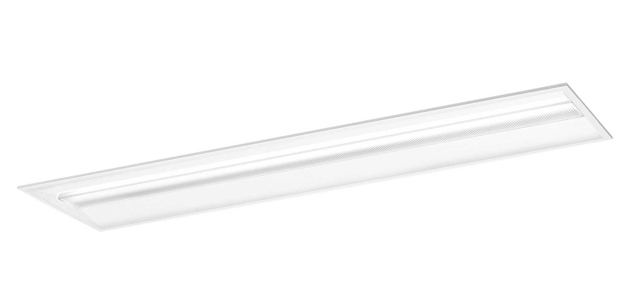 LED内蔵、電源ユニット内蔵LED（昼白色）色温度：5000K幅：328mm長：1274mm埋込穴幅：300mm埋込穴長：1257mm埋込高：54mm質量：3.5kg器具光束：4380lm安定器出力型：定格出力型安定器補足：約10〜100％連続調光型電圧：100〜242V消費電力：26.3W消費効率：166.5lm/Wグレア分類：G1a【本体】亜鉛鋼板【反射板】鋼板（高反射白色粉体塗装）【ライトバー（カバー）】ポリカーボネート（乳白）天井埋込型、マルチコンフォートタイプ・グレアセーブタイプ・省エネタイプ・5200lmタイプ・昼白色・調光Ra83【適合調光器（別売）】ライトマネージャーFx NQ28861K【適合調光器（別売）】ライトマネージャーFx NQ28841K【適合調光器（別売）】信号線式ライコンNQ21526【適合調光器（別売）】信号線式ライコンNQ21516【適合調光器（別売）】信号線式ライコンNQ21506【適合調光器（別売）】信号線式ライコンNQ21505【適合調光器（別売）】信号線式ライコンNQ21502600ピッチ、800ピッチのボルトに対応します。●水平天井埋込専用セパレートセルコン（A、AN・NTタイプ）との組み合わせ可能注）本器具は、パナソニック製iDシリーズ専用の器具本体とライトバーとの組み合わせで性能を満足します。ライトバーの単独使用禁止およびパナソニック製iDシリーズ以外の商品とは組み合わせをしないでください。注）適合調光器をご使用ください。注）リニューアルの場合、現場の吊ボルトの長さをご確認お願いします。注）一般屋内用器具です。屋外環境（軒下など半屋外を含む）や腐食性ガスの発生する場所、太陽の光が直接器具に当たる場所では使用できません。注）LEDにはバラツキがあるため、同一品番商品でも商品ごとに発光色、明るさが異なる場合があります。【LED照明】 【ベースライト】 【LED埋込一体型】 【下面開放】 【40形2灯】 【定格出力】 【省エネタイプ】 【昼白色】 【調光可】検索用カテゴリ363