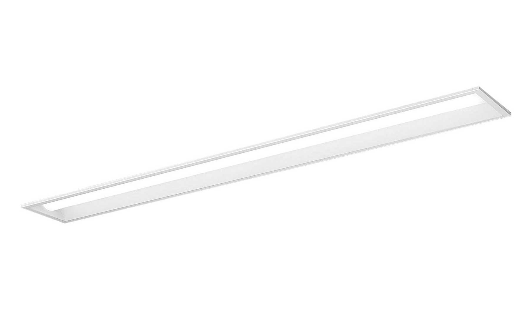 LED内蔵、電源ユニット内蔵LED（白色）色温度：4000K幅：170mm長：1254mm埋込穴幅：150mm埋込穴長：1235mm埋込高：49mm質量：2.5kg器具光束：4830lm安定器出力型：定格出力型安定器補足：約5〜100％連続調光型電圧：100〜242V消費電力：32.5W消費効率：148.6lm/W【本体】亜鉛鋼板【反射板】鋼板（高反射白色粉体塗装）【ライトバー（カバー）】ポリカーボネート（乳白）制御方式：無線通信920MHz帯（WiLIA）天井埋込型、WiLIA無線調光・一般タイプ・5200lmタイプ・白色Ra83【専用コントローラ（別売）】設定操作用タブレットEx NQ51181F【専用コントローラ（別売）】マルチマネージャーEx NQ51101Z【専用コントローラ（別売）】LS／無線信号変換インターフェースNK51113600ピッチ、800ピッチのボルトに対応します。●水平天井埋込専用注）本器具は、パナソニック製iDシリーズ専用の器具本体とライトバーとの組み合わせで性能を満足します。ライトバーの単独使用禁止およびパナソニック製iDシリーズ以外の商品とは組み合わせをしないでください。注）WiLIA無線調光専用コントローラと組み合わせてご使用ください。注）リニューアルの場合、現場の吊ボルトの長さをご確認お願いします。注）一般屋内用器具です。屋外環境（軒下など半屋外を含む）や腐食性ガスの発生する場所、太陽の光が直接器具に当たる場所では使用できません。注）器具内送り配線できません。注）WiLIA調光は、器具全体が視認できる場所に水平に設置ください。ルーバ天井や斜天井、造作物の内部には設置できません。注）LEDにはバラツキがあるため、同一品番商品でも商品ごとに発光色、明るさが異なる場合があります。【LED照明】 【ベースライト】 【LED埋込一体型】 【下面開放】 【40形2灯】 【定格出力】 【一般タイプ】 【白色】 【調光可】検索用カテゴリ363