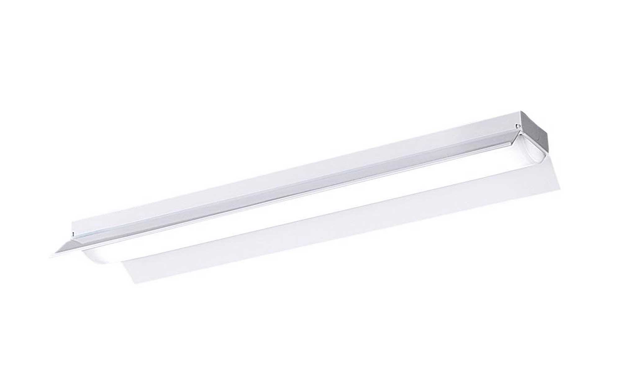 LED内蔵、電源ユニット内蔵LED（白色）色温度：4000K幅：150mm長：607mm高：60mm質量：1.2kg器具光束：2880lm安定器出力型：定格出力型安定器補足：出力固定型電圧：100〜242V消費電力：20.1W消費効率：143.2lm/W【本体】鋼板（白色粉体塗装）【ライトバー（カバー）】ポリカーボネート（乳白）天井直付型、映光色タイプ・一般タイプ・3200lmタイプ・白色・非調光Ra93【適合ガード（別売）】FK21534400ピッチ、550ピッチのボルトに対応します。電源を内蔵している側のエンドには電源穴がありません。注）調光はできません。注）本器具は、パナソニック製iDシリーズ専用の器具本体とライトバーとの組み合わせで性能を満足します。ライトバーの単独使用禁止およびパナソニック製iDシリーズ以外の商品とは組み合わせをしないでください。注）リニューアルの場合、現場の吊ボルトの長さをご確認お願いします。注）一般屋内用器具です。屋外環境（軒下など半屋外を含む）や腐食性ガスの発生する場所、太陽の光が直接器具に当たる場所では使用できません。注）LEDにはバラツキがあるため、同一品番商品でも商品ごとに発光色、明るさが異なる場合があります。注）光源が直接視界に入る高さに器具を設置するとLED光源がまぶしく感じる場合があります。※こちらの商品は受注生産品となります。【LED照明】 【ベースライト】 【LED直付一体型】 【笠付き】 【20形2灯】 【高出力】 【映光色タイプ】 【白色】 【非調光】検索用カテゴリ363