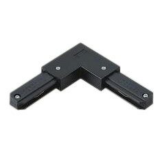 Writing Rails - LZA-A0250Kダクトレール 別売パーツL形ジョイナー 左用 黒大光電機 施設照明用部材