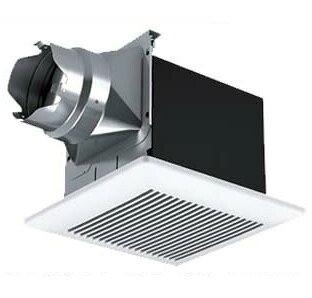 XFY-17B7V/81パナソニック Panasonic 天井埋込形換気扇ルーバー組合せ品番(樹脂製 横格子 ホワイト) 強・弱速調付トイレ・洗面所、居室・廊下・ホール・事務所・店舗用低騒音形 90立方m/hタイプ