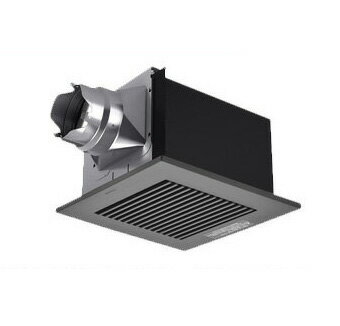 XFY-24B7/85パナソニック Panasonic 天井埋込形換気扇ルーバー組合せ品番(樹脂製 横格子 シティブラック)トイレ・洗面所、居室・廊下・ホール・事務所・店舗用低騒音形 140立方m/hタイプ