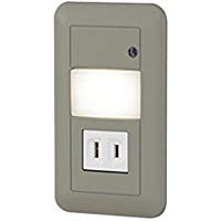 LBJ70077明るさセンサ付LEDフットライト 壁埋込型 コンセント付電球色 白熱電球10形以下器具相当Panaso..