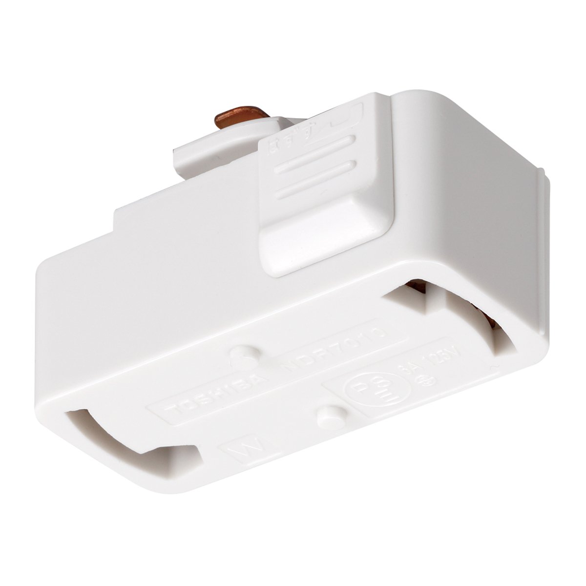 NDR7010ライティングレール用 引掛シーリングボディ 白東芝ライテック 照明器具部材