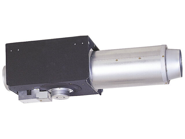 単相100V適用パイプ・ダクト寸法：φ150mm製品寸法：高さ275×幅365×奥行960mmプラスチック(シロッコファン)■特長本体楓ハ断熱材付同梱吸音サイレンサーによる消音形設計吸音サイレンサー取付位置変更による排気転用可能速結端子接続...