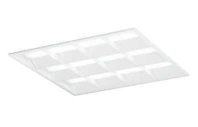 ●XD466029P1DLED-スクエア LEDユニット型ベースライト省電力タイプ 600シリーズ埋込型 ルーバー付 埋込穴600非調光 温白色 FHP45W×3灯相当オーデリック 施設照明 オフィス照明 物販店照明 天井照明