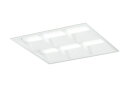 XD466031P1BLED-スクエア LEDユニット型ベースライト省電力タイプ 450シリーズ埋込型 ルーバー付 埋込穴450非調光 昼白色 FHP32W×3灯相当オーデリック 施設照明 オフィス照明 物販店照明 天井照明
