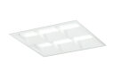 XD466032P1CLED-スクエア LEDユニット型ベースライト省電力タイプ 450シリーズ埋込型 ルーバー付 埋込穴450PWM調光 白色 FHP32W×3灯相当オーデリック 施設照明 オフィス照明 物販店照明 天井照明