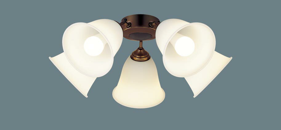 Rakuten - SPL5542Kシーリングファン用 LEDシャンデリア 14畳用 電球色 調光不可 居間・リビング向け天井照明 天井扇 白熱電球100形5灯器具相当Panasonic 照明器具 【〜14畳】