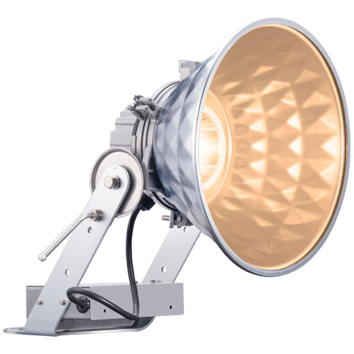 E30431M/LSAN9LED投光器 レディオック フラッド スポラート 65Wタイプ(水銀ランプ250W相当)屋外・屋内用 電源ユニット一体形 耐塩仕様中角タイプ 電球色岩崎電気 施設照明 エリア照明 サイン照明