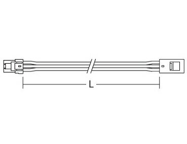 Effective Lights - RK-599W棚下ライン照明用 送り配線コネクター L800mm 遠藤照明 施設照明部材