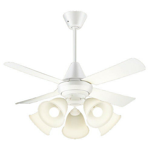 Interior Fans - XS90040KLEDシーリングファン 14畳用 電球色 調光不可 27W 直付ボルト取付専用 天井吊下げ 風量4段切替 逆回転切替 1/fゆらぎ 白熱電球100形5灯器具相当Panasonic 照明器具 【〜14畳】