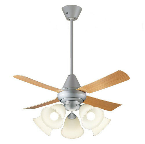 XS91241KLEDシーリングファン 14畳用 電球色 調光不可 27W 直付ボルト取付専用 天井吊下げ 風量4段切替..