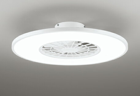 OL291438BRLEDシーリングファン 灯体一体型 8畳用 FLAT FAN R15高演色 クラス2CONNECTED LIGHTING LC-FREE 調光 調色 Bluetooth対応 電気工事不要オーデリック 照明器具 天井照明