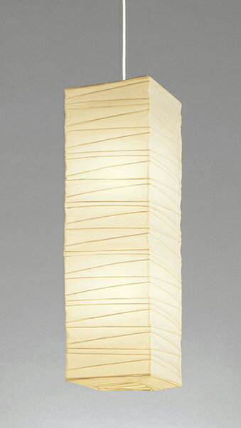 OP052091LWRLED和風ペンダントライト 吹き抜け用 白熱灯器具100W×2灯相当 白コードR15高演色 クラス2 電球色 非調光 電気工事不要オーデリック 照明器具 天井照明 吊下げ 和室向け