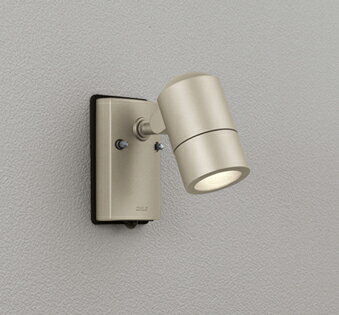 ★OG254483LRエクステリア 人感センサー付LEDスポットライト 白熱灯器具50W相当高演色R15 クラス2 電球..