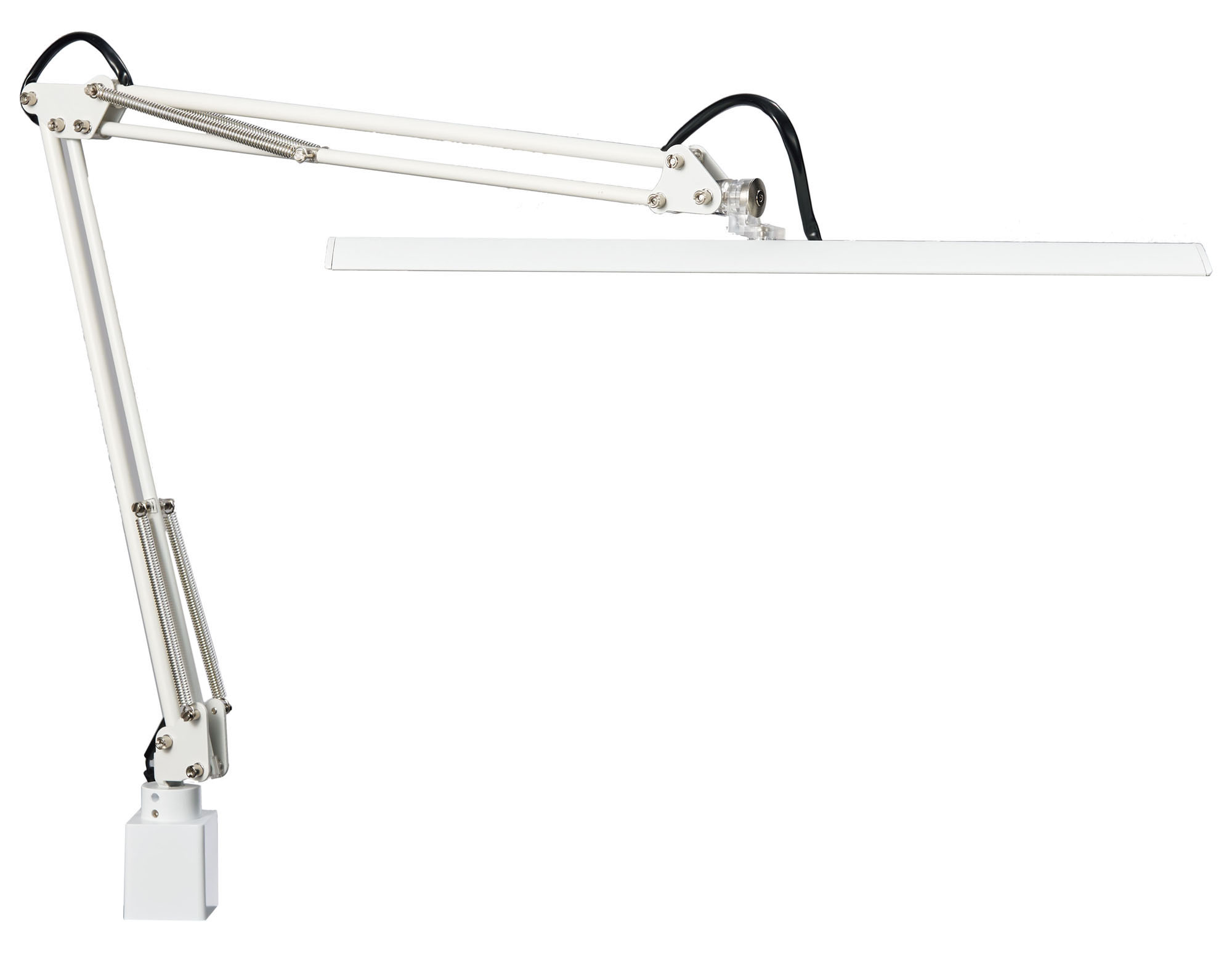 Incandescent - Z-10R WZ-LIGHT（ゼットライト）LEDデスクスタンドライト クランプタイプアーム式 昼白色 調光 白熱150W相当山田照明 照明器具 スタンド照明