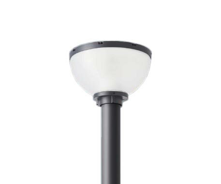 XYG2301R LE9LEDモールライト ポール取付型 半球タイプ アクリルグローブ(灯具＋電源ユニット)水銀灯100形1灯器具相当 電源別置型 防まつ型 KAELUMINA 電球色 非調光Panasonic 施設照明 屋外照明