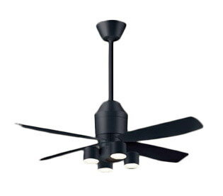 XS74329LEDシャンデリア付 シーリングファン DCタイプφ1100 60形電球4灯相当吊下360mm 要電気工事 電球色 リモコン付 非調光Panasonic 照明器具 天井照明 おしゃれ