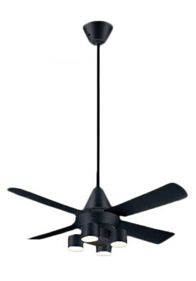 XS94129LEDシャンデリア付 シーリングファン ACタイプφ1100 60形電球4灯相当吊下900mm 要電気工事 電球色 リモコン付 非調光Panasonic 照明器具 天井照明 おしゃれ