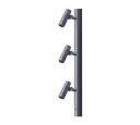 YYY33182KLE1LEDポールスポットライト 3灯用タイプ防雨型 SmartArchi パネル付灯具のみ 中角タイプ 白色 非調光Panasonic 施設...