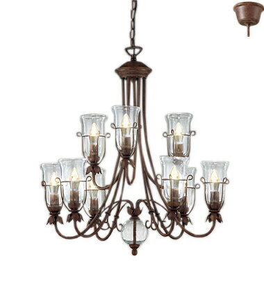 XRC2012UBLEDシャンデリアライト AbitaExcel本体のみ ランプ別売(E17) 位相調光対応 要電気工事遠藤照明 施設照明(3)