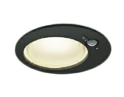 AD1259B35エクステリア LEDダウンライト ランプタイプ動作連動 埋込穴φ125 ベースタイプ 散光人感センサー付 タイマー付ON-OFFタイプ高気密SB形 白熱球60W相当 非調光 温白色コイズミ照明 照明器具