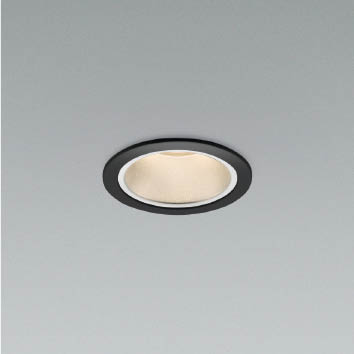 XU057519BLLEDベースダウンライト X-Pro 埋込穴φ752000lmクラス HID35W相当深型 黒色枠 シルバーコーン軒下用 電球色(3000K)コイズミ照明 施設照明