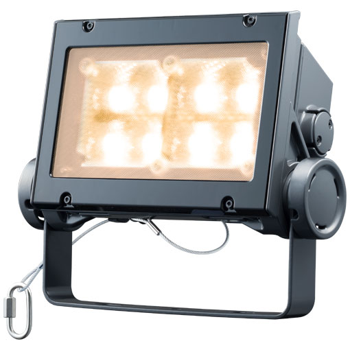 ECF6040W/LSAN8/DGLED投光器 レディオック フラッド ネオ 60クラス 広角タイプ 電球色屋外・屋内用 電..