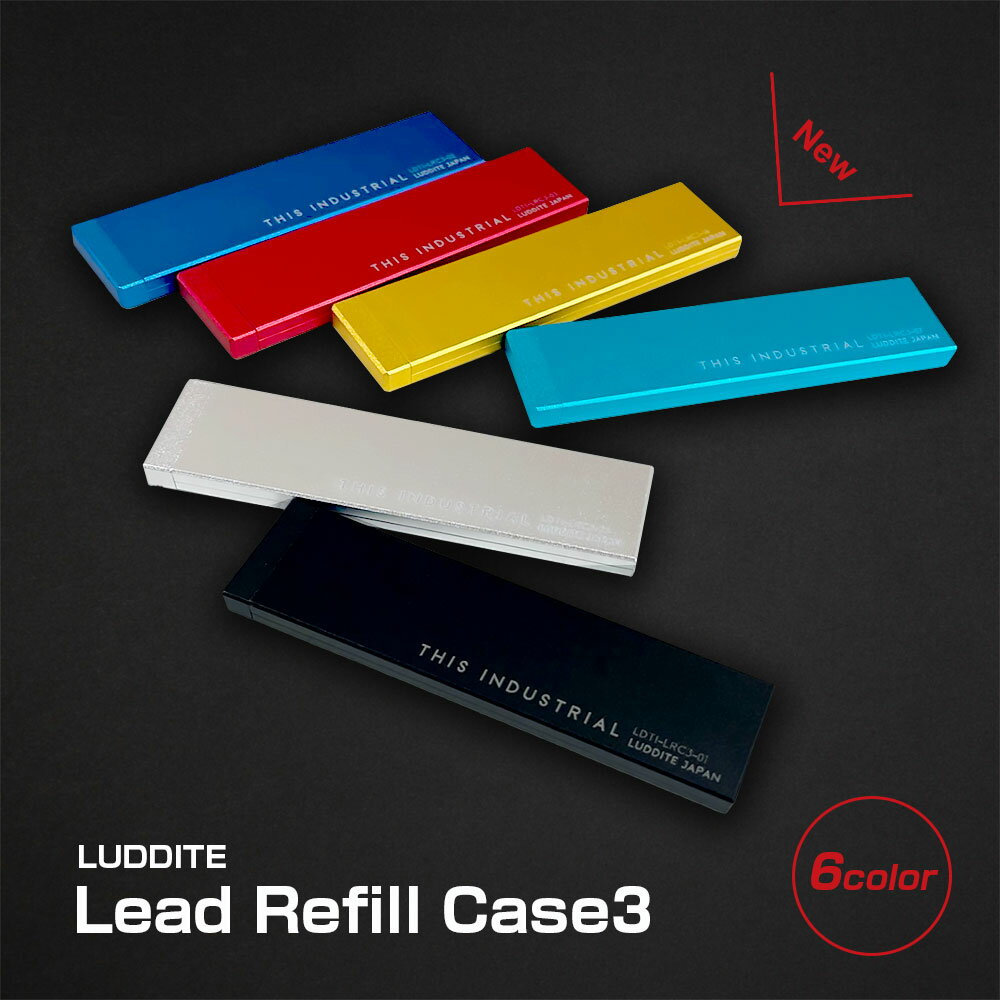 数量限定!!【送料無料!追跡メール便】【LUDDITE / ラダイト】『THIS INDUSTRIAL Lead Refill Case3 芯ケース 3』マグネ...