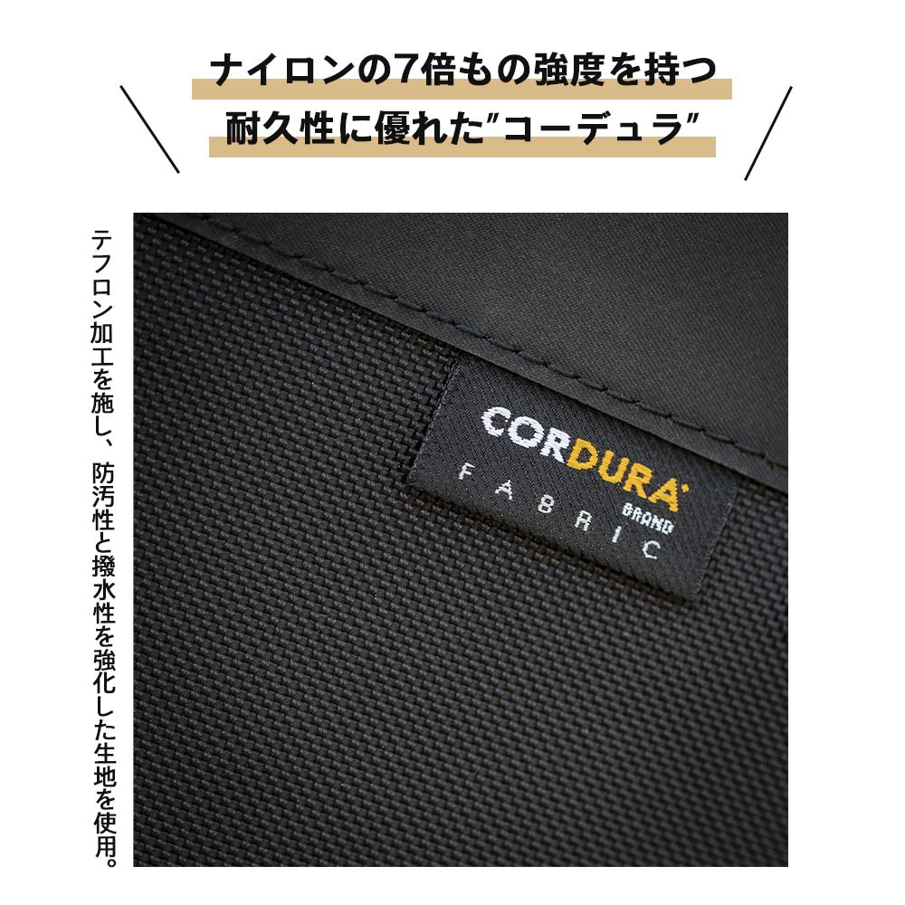NEW!!【追跡メール便 (即日発送)】Luddite ラダイト『Resonance リゾネート ペンケース ラージ コーデュラ』CORDURA 、筆入れ、筆箱、ポーチ、おしゃれ、人気、大容量、機能、チャック、カッコイイ、シンプル、youtube、ポーター、ランキング、おすすめ、頑丈、撥水、防汚 tsstationery-10001199 ティーズ文具 サンプル画像3