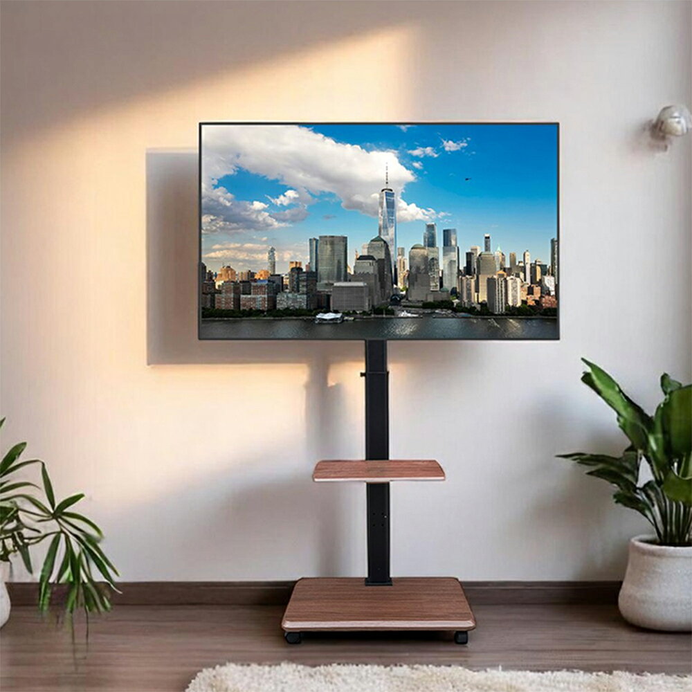 楽天市場】テレビスタンド 壁寄せ（カラーブラウン）（テレビ台 