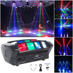 パーティーライト ディスコライト ムービングライト スパイダーライト ステージ照明 楽器 音響機器 dj light SPIDER LIGHT RGBW LED ステージライト DMX512 7/15CH disco light for party音声連動 イベント照明 カラオケライト PETOOP