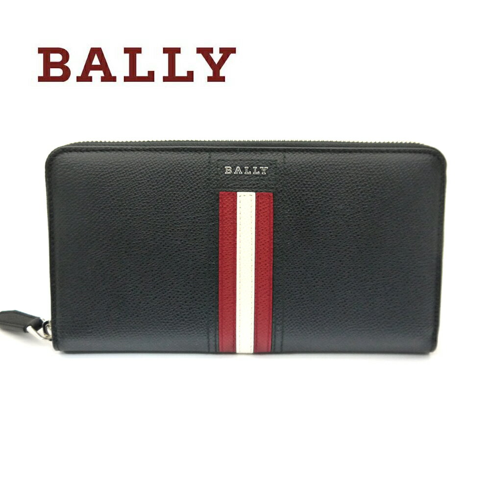 バリー/Bally ラウンドファスナー長財布 メンズ TELEN LT 10 ブラック
