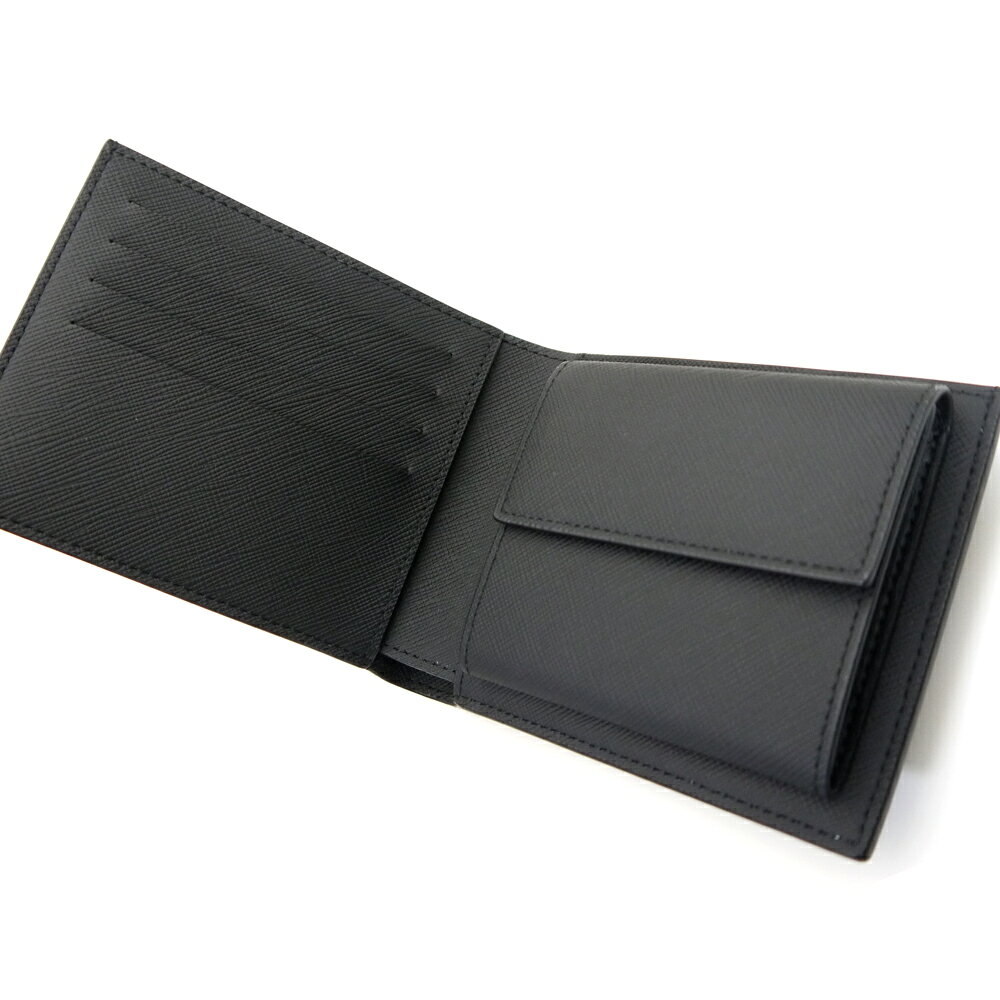 ダンヒル/dunhill 小銭入れ付き二つ折財布・PLAIN プレーン R2P10PS 001R