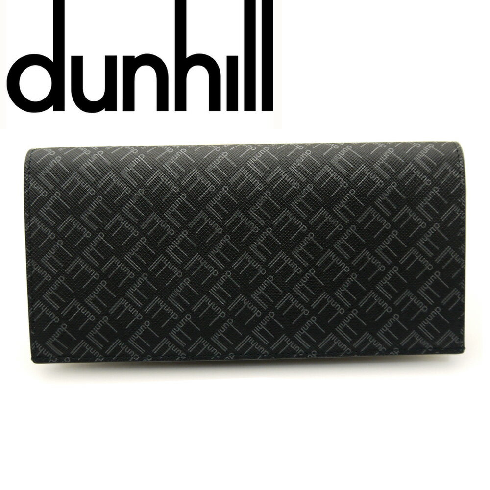 Rakuten - ダンヒル/dunhill ファスナー付長財布　シグネチャー　R2100LT 001 ブラック柄【即発送可能】