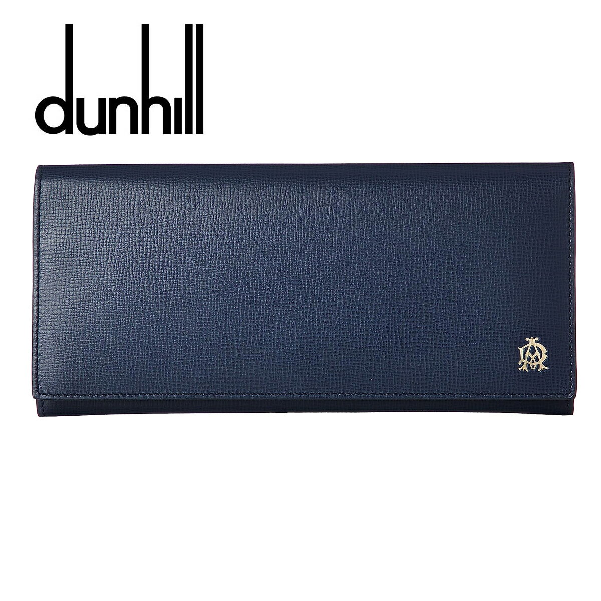 ダンヒル 長財布（メンズ） ダンヒル/dunhill ファスナー付長財布・FULHAM フラム R2B10MF 469 ネイビー【即発送可能】