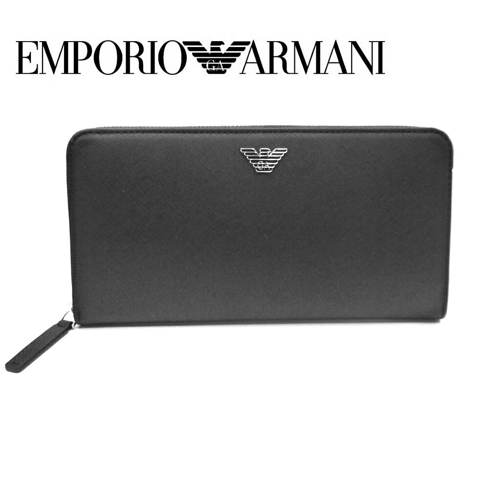 アルマーニ 財布（メンズ） エンポリオ・アルマーニ/EMPORIO.ARMANI　ラウンドファスナー長財布　Y4R169 Y138E 81072