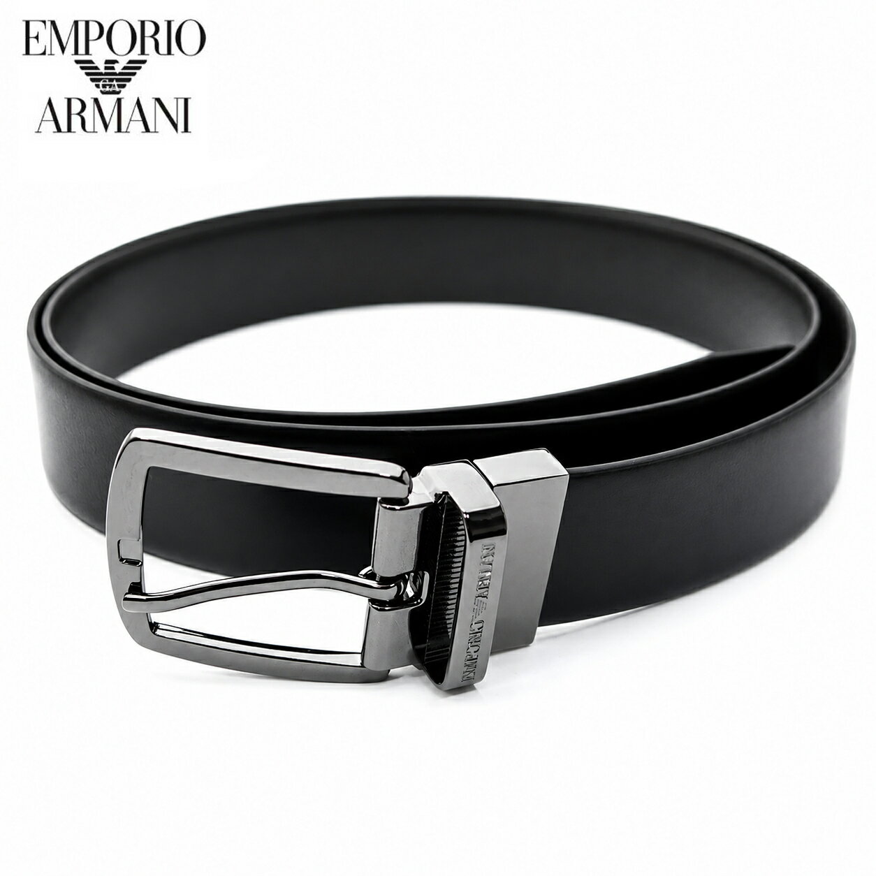 エンポリオ・アルマーニ/EMPORIO ARMANI 簡単リバーシブルメンズベルト Y4S576 Y74...