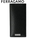 フェラガモ 財布（メンズ） フェラガモ/Salvatore Ferragamo メンズファスナー付長財布 LINGOTTO 661224 NERO ブラック【即発送可能】