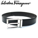 フェラガモ/Salvatore Ferragamo メンズリバーシブルベルト・67-9301 675158 ブラック【即発送可能】