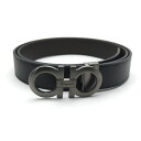 フェラガモ/Salvatore Ferragamo メンズリバーシブルベルト・67-5542 464231 ガンメタ金具【即発送可能】